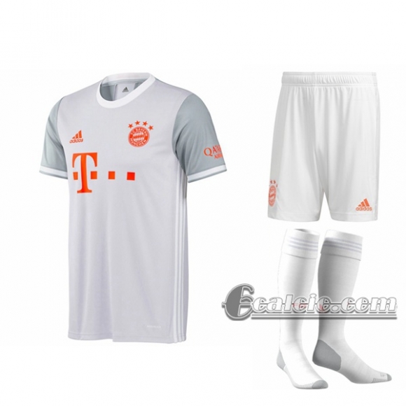 6Calcio: Seconda Maglia Calcio Bayern Munchen Bambino 2020-2021