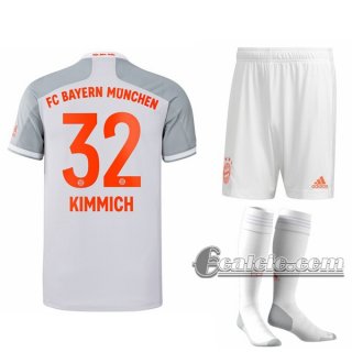 6Calcio: Seconda Maglia Calcio Bayern Munchen Joshua Kimmich #32 Bambino 2020-2021