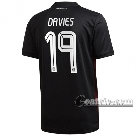 6Calcio: Terza Maglia Calcio Bayern Munchen Alphonso Davies #19 Bambino 2020-2021