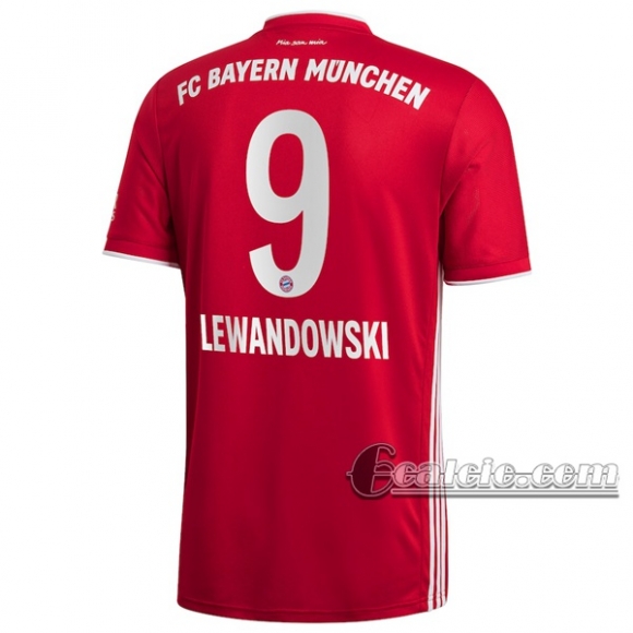 6Calcio: Prima Maglia Calcio Bayern Munchen Robert #9 Bambino 2020-2021