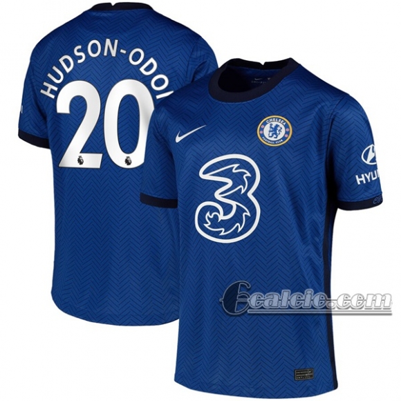 6Calcio: Prima Maglia Fc Chelsea Callum Hudson-Odoi #20 Uomo 2020-2021