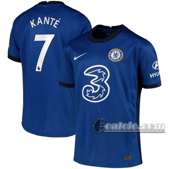 6Calcio: Prima Maglia Fc Chelsea N'Golo Kanté #7 Uomo 2020-2021