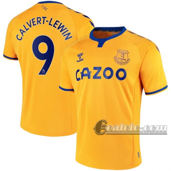 6Calcio: Seconda Maglia Everton Calvert-Lewin #9 Uomo 2020-2021