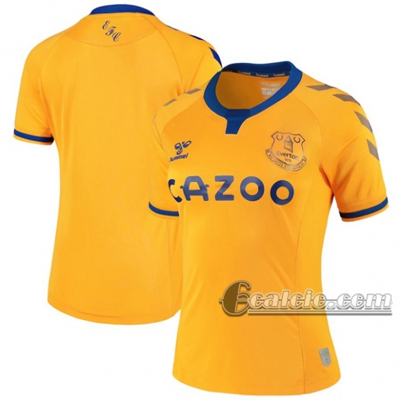 6Calcio: Seconda Maglia Calcio Everton Donna 2020-2021
