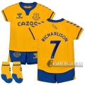 6Calcio: Seconda Maglia Calcio Everton Richarlison #7 Bambino 2020-2021