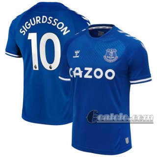 6Calcio: Prima Maglia Everton Sigurdsson #10 Uomo 2020-2021