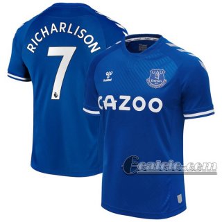 6Calcio: Prima Maglia Everton Richarlison #7 Uomo 2020-2021