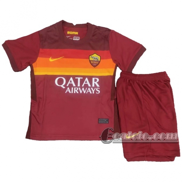 6Calcio: Prima Maglia Calcio As Roma Bambino 2020-2021