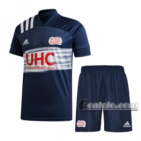 6Calcio: Prima Maglia Calcio New England Revolution Bambino 2020-2021