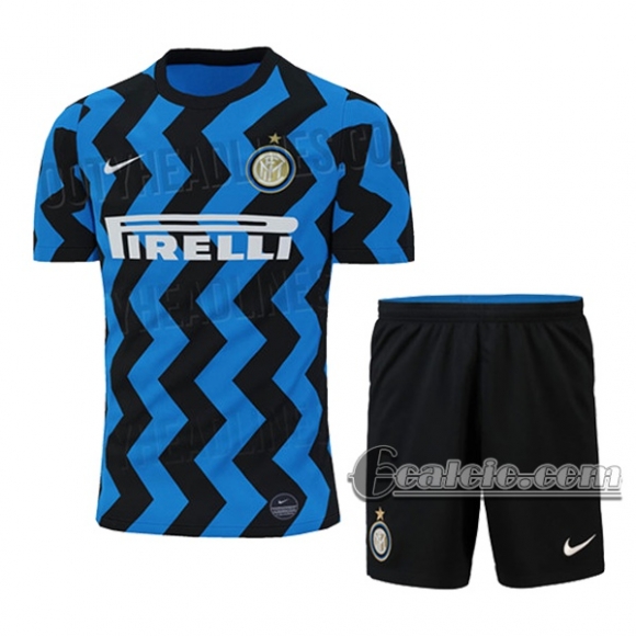 6Calcio: Prima Maglia Calcio Inter Milan Bambino 2020-2021