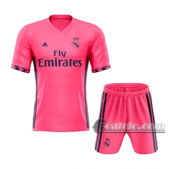 6Calcio: Seconda Maglia Calcio Real Madrid Bambino 2020-2021