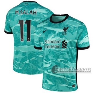 6Calcio: Seconda Maglia Liverpool Fc M.Salah #11 Uomo 2020-2021