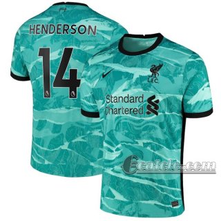 6Calcio: Seconda Maglia Liverpool Fc Henderson #14 Uomo 2020-2021