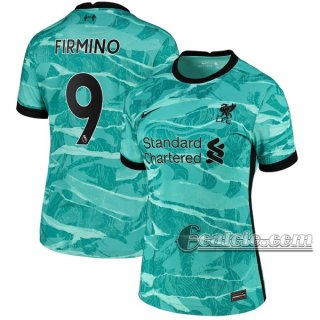 6Calcio: Seconda Maglia Calcio Liverpool Firmino #9 Donna 2020-2021