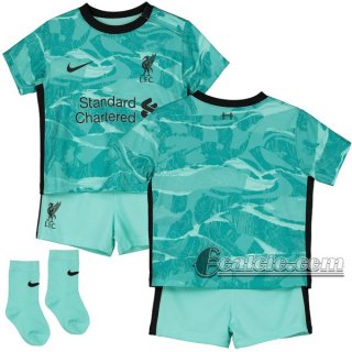 6Calcio: Seconda Maglia Calcio Liverpool Fc Bambino 2020-2021