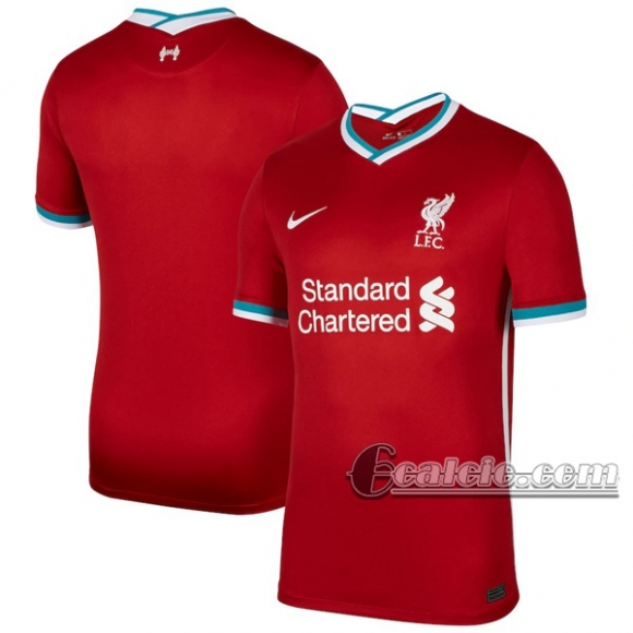 6Calcio: Prima Maglia Liverpool Fc Uomo 2020-2021