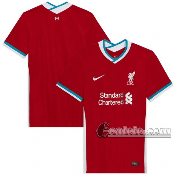 6Calcio: Prima Maglia Calcio Liverpool Donna 2020-2021