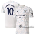 6Calcio: Terza Maglia Manchester City Kun Agüero #10 Uomo 2020-2021