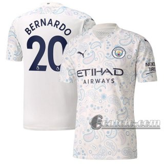 6Calcio: Terza Maglia Manchester City Bernardo #20 Uomo 2020-2021