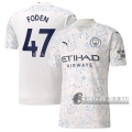 6Calcio: Terza Maglia Manchester City Foden #47 Uomo 2020-2021