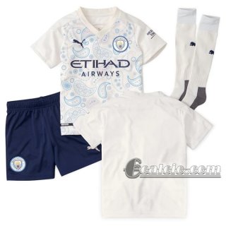 6Calcio: Terza Maglia Calcio Manchester City Bambino 2020-2021