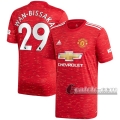 6Calcio: Prima Maglia Manchester United Aaron Wan-Bissaka #29 Uomo 2020-2021