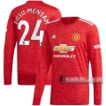 6Calcio: Prima Maglia Manchester United Timothy Fosu-Mensah #24 Manica Lunga Uomo 2020-2021