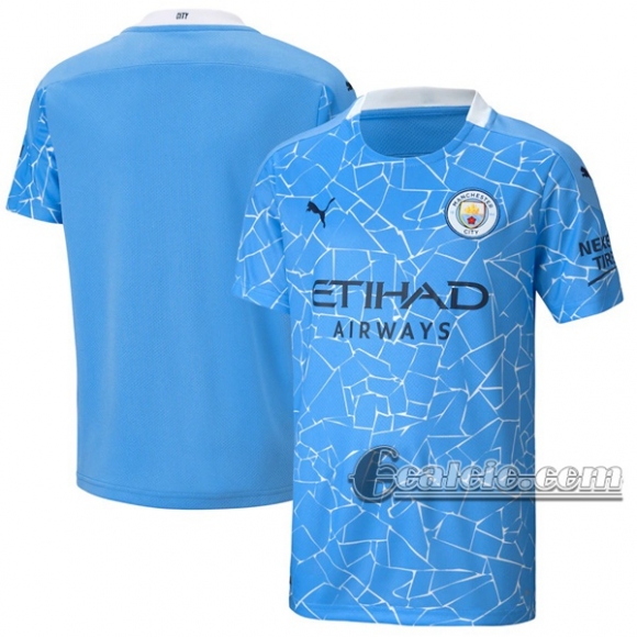 6Calcio: Prima Maglia Manchester City Uomo 2020-2021