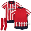 6Calcio: Prima Maglia Calcio Atletico Madrid Bambino 2020-2021