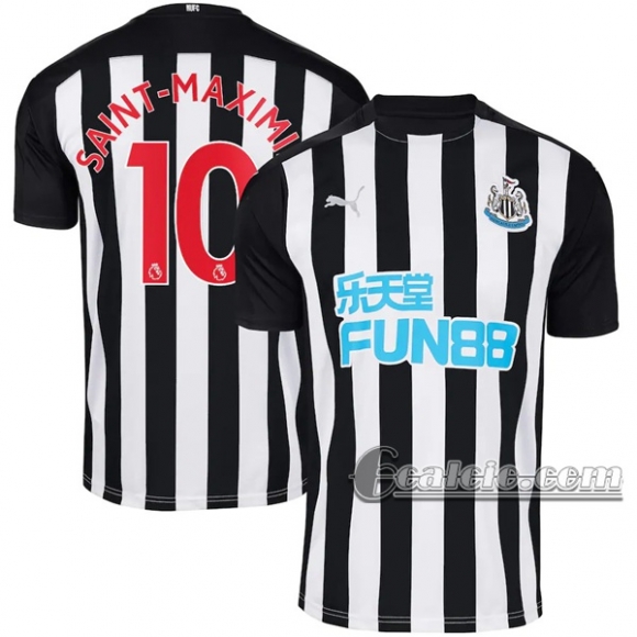 6Calcio: Prima Maglia Newcastle United Saint-Maximin #10 Uomo 2020-2021