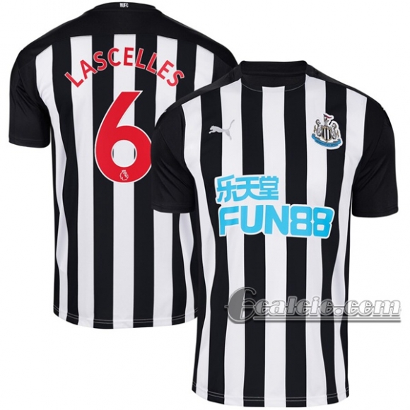 6Calcio: Prima Maglia Newcastle United Lascelles #6 Uomo 2020-2021