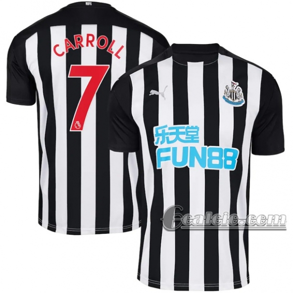 6Calcio: Prima Maglia Newcastle United Carroll #7 Uomo 2020-2021