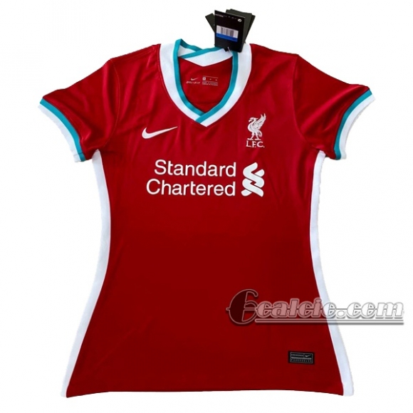 6Calcio: Prima Maglia Calcio Fc Liverpool Donna 2020-2021