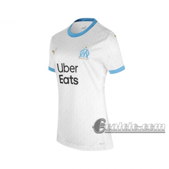 6Calcio: Prima Maglia Calcio Olympique Marsiglia Donna 2020-2021