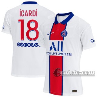 6Calcio: Seconda Maglia Psg Paris Saint Germain Neymar Icardi #18 Uomo 2020-2021