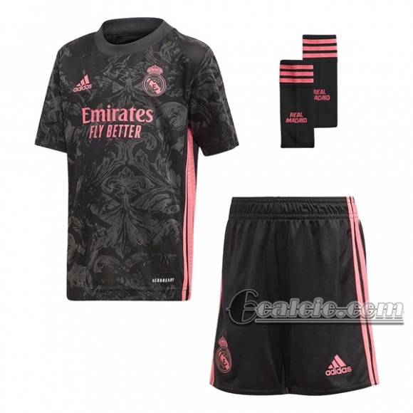 6Calcio: Terza Maglia Calcio Real Madrid Bambino 2020-2021