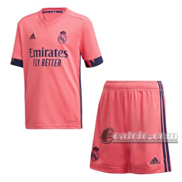 6Calcio: Seconda Maglia Calcio Real Madrid Bambino 2020-2021