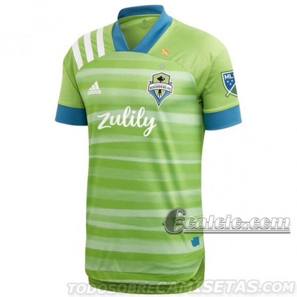 6Calcio: Prima Maglia Seattle Sounders Fc Uomo 2020-2021