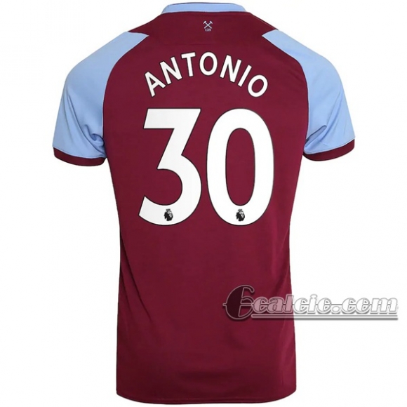 6Calcio: Prima Maglia Calcio West Ham United Antonio #30 Bambino 2020-2021