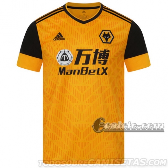 6Calcio: Prima Maglia Wolverhampton Wanderers Uomo 2020-2021