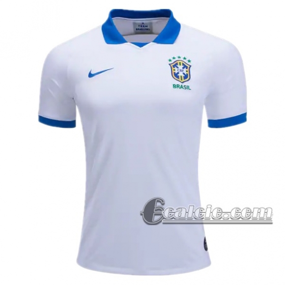 6Calcio: Brasile Seconda Maglia Nazionale Uomo 2019/2020