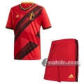 6Calcio: Belgio Prima Maglia Nazionale Bambino UEFA Euro 2020