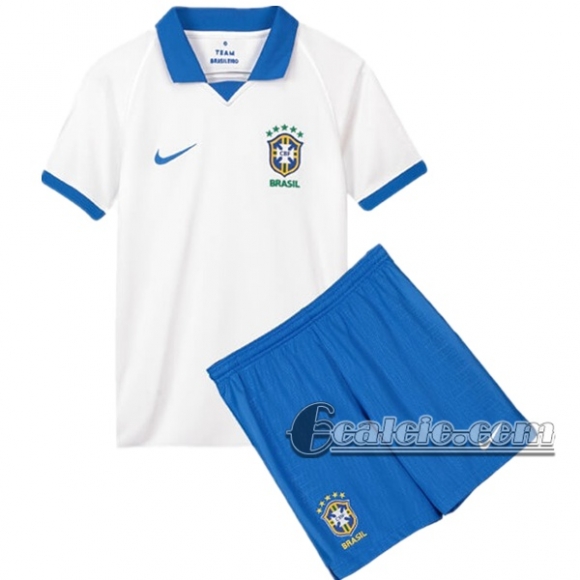 6Calcio: Brasile Seconda Maglia Nazionale Bambino 2019/2020