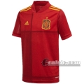 6Calcio: Spagna Prima Maglia Nazionale Uomo UEFA Euro 2020