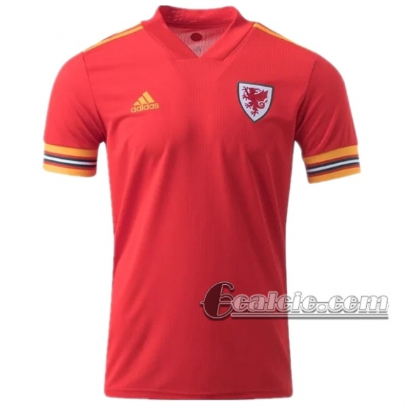 6Calcio: Galles Prima Maglia Nazionale Uomo UEFA Euro 2020