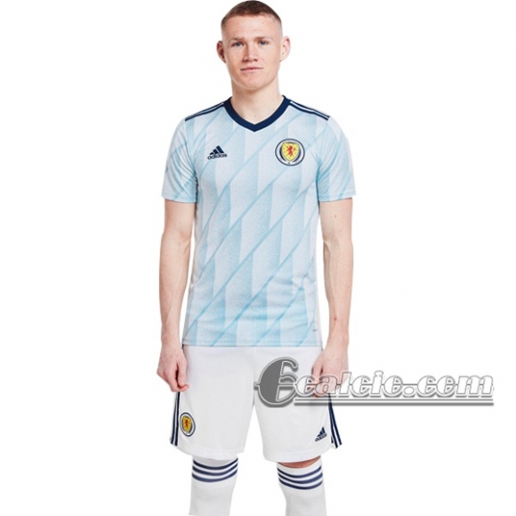 6Calcio: Scozia Seconda Maglia Nazionale Uomo UEFA Euro 2020