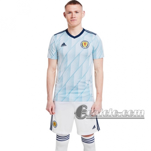 6Calcio: Scozia Seconda Maglia Nazionale Uomo UEFA Euro 2020