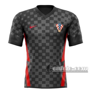 6Calcio: Croazia Seconda Maglia Nazionale Uomo UEFA Euro 2020