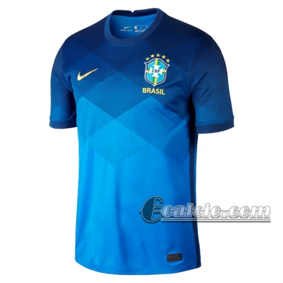 6Calcio: Brasile Seconda Maglia Nazionale Uomo 2020/2021