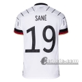 6Calcio: Germania Sané #19 Prima Maglia Nazionale Uomo UEFA Euro 2020